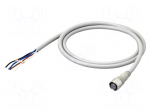 Cable: for sensors/automation | M12 | PIN: 4 | straight | 20m | plug