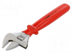 Wrench: adjustable | insulated | Jaw capacity: 50mm | 250/1VDP