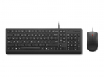 Lenovo Essential | Keyboard and Mouse Combo | Wired | US Euro | Black