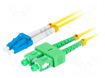 Fiber patch cord | LC/UPC,SC/APC | 1m | 9/125um | LSZH | blue,green