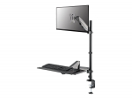 Neomounts Desk Mount | DS90-325BL1 Sit-stand workstation desk | Adjustable Height