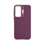 Back panel cover iLike Samsung Galaxy A15 Hybrid case With Camera Stand Plum
