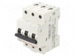 Circuit breaker | 400VAC | Inom: 25A | Poles: 3 | Charact: B | 6kA | IP20