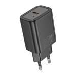 Adapter Hoco N60 Gentle single port PD20W charger(EU) Black