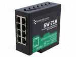 Switch Ethernet | unmanaged | Number of ports: 8 | 5&divide;30VDC | RJ45 | SW