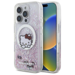 Other Phone Accessory Hello Kitty  Hello Kitty Liquid Glitter Sweet Kitty Bows MagSafe iPhone 16 Pro Case - White