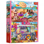 M&auml;nguala | PC | Konsoolid | Tarvikud // Harivad m&auml;nguasjad | Interaktiivsed | Loomingulised | Kunstilised // Puzzle - 2x500 - Wakacyjny czas - Trefl 37533