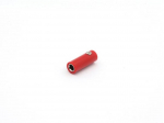 FEMALE BANANA PLUG SCREW CONNECTOR - RED