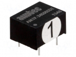 Converter: DC/DC | 1W | Uin: 21.6&divide;26.4V | Uout: 5VDC | Uout2: -5VDC | DIP8