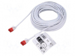 Patch cord | U/UTP | Cat 6 | RJ45 plug,both sides | stranded | Cu | 15m