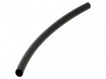 Heat shrink sleeve | glueless | 2: 1 | 6.35mm | L: 0.15m | black | 20pcs.
