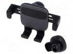Car holder | black | air vent | snapped-in