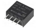 Converter: DC/DC | 1W | Uin: 2.97&divide;2.63V | Uout: 5VDC | Iout: 200mA | SIP4