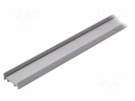Profiles for LED modules | surface | natural | L: 1m | aluminium