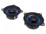 Car loudspeakers | two-way | 100mm | 80W | 90&divide;20000Hz | 4&Omega; | 91dB | 2pcs.