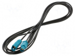 Cable | 3m | Fakra male,Fakra female | Car brand: universal