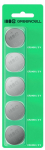 Batteries Green Cell Blister 5x Lithium Battery CR2450