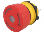 Switch: emergency stop | Stabl.pos: 2 | NC + NO | 1.5A/250VAC | 22mm