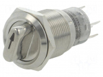 Switch: rotary | Pos: 2 | SPDT | 0.5A/220VAC | 1A/24VDC | -20&divide;55&deg;C | 50m&Omega;
