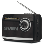 Speaker Sven SRP-155 FM,AM,SW Radio Bluetooth Black
