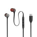 JBL JBLT310CBLK TUNE 310C Wired in-Ear Type C Earphones Black