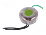 Transformer: toroidal | 50VA | 230VAC | 36V | 1.38A | 0.7kg | &Oslash;: 78mm | IP00