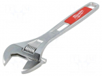 Wrench: adjustable | Jaw capacity: 38mm | Overall len: 250mm