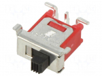 Switch: slide | Pos: 2 | SPDT | 1A/250VAC | 3A/28VDC | ON-ON | SMD | 500A