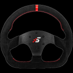 SIMAGIC D-Shaped Steering wheel without HUB, 325mm, Suede. S404