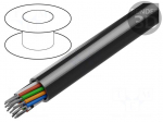 Wire | 19x18AWG | unshielded | 300V | 30m | Cu | stranded | chrome | CPR: Eca