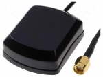 Antenna | inner | GPS | SMA-A | plug | straight | Len: 5m | magnet | 2.4&divide;5VDC
