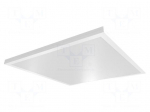 Lamp: LED light panel | 36W | 230VAC | neutral white | 110&deg; | 4000K