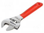 Wrench: adjustable | Jaw capacity: 30mm | Overall len: 205mm