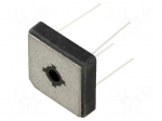 Bridge rectifier: single-phase | Urmax: 100V | Ufmax: 1.1V | If: 15A