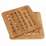 Kokkamis- ja lauan&otilde;ud | K&ouml;&ouml;gitarbed // Lauan&otilde;ud // Podkładka, bambus zestaw 2 elementy, 20x20x1,2cm kinghoff