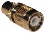 Adapter | BNC socket,TNC male | Insulation: PTFE | 50&Omega;