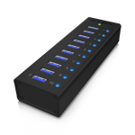 ICY BOX IB-AC6110 - HUB USB 3.0  10 Portowy