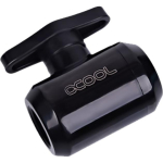 Alphacool Eiszapfen 2 way ball valve, deep black - 17142