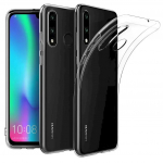 Fusion Ultra Back Case 1 mm Izturīgs Silikona Aizsargapvalks Priek&scaron; Huawei Honor 20 | Nova 5T Caurspīdīgs