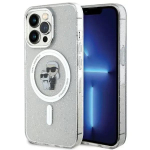 Karl Lagerfeld KLHMP13LHGKCNOT iPhone 13 Pro | 13 6.1" transparent hardcase Karl&Choupette Glitter MagSafe