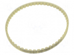 Timing belt | AT10 | W: 10mm | H: 5mm | Lw: 530mm | Tooth height: 2.5mm