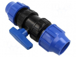 Splice terminal: clamping | &Oslash;out: 50mm | &Oslash;in: 50mm | for PE pipes