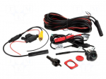 Rear view camera | 101&deg; | black | 12VDC,24VDC | 30x17x30.5mm | camera