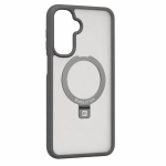 Back panel cover Evelatus Samsung Galaxy A17 4G / A17 5G Shield Case With MagSafe & Stand Matte Ring Smoke Grey