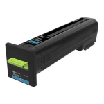 Toner Lexmark 72K2XCE Cyan Oryginał  (72K2XCE)