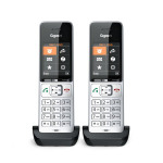 Lauatelefon Gigaset Gigaset COMFORT 500HX duo silver-black