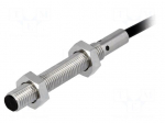 Sensor: inductive | Output conf: PNP / NO | 0&divide;2mm | 10&divide;30VDC | M8 | IP67