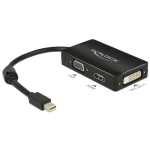 DELOCK Displayport adapter mini DP &rarr; D-Sub15/HDMI/DV