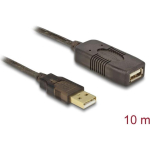 DELOCK USB pikenduskaabel A -> A St/Bu 10.00m aktiivne must