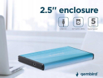 Gembird EE2-U3S-3-B USB 3.0 2.5" HDD Enclosure / blue